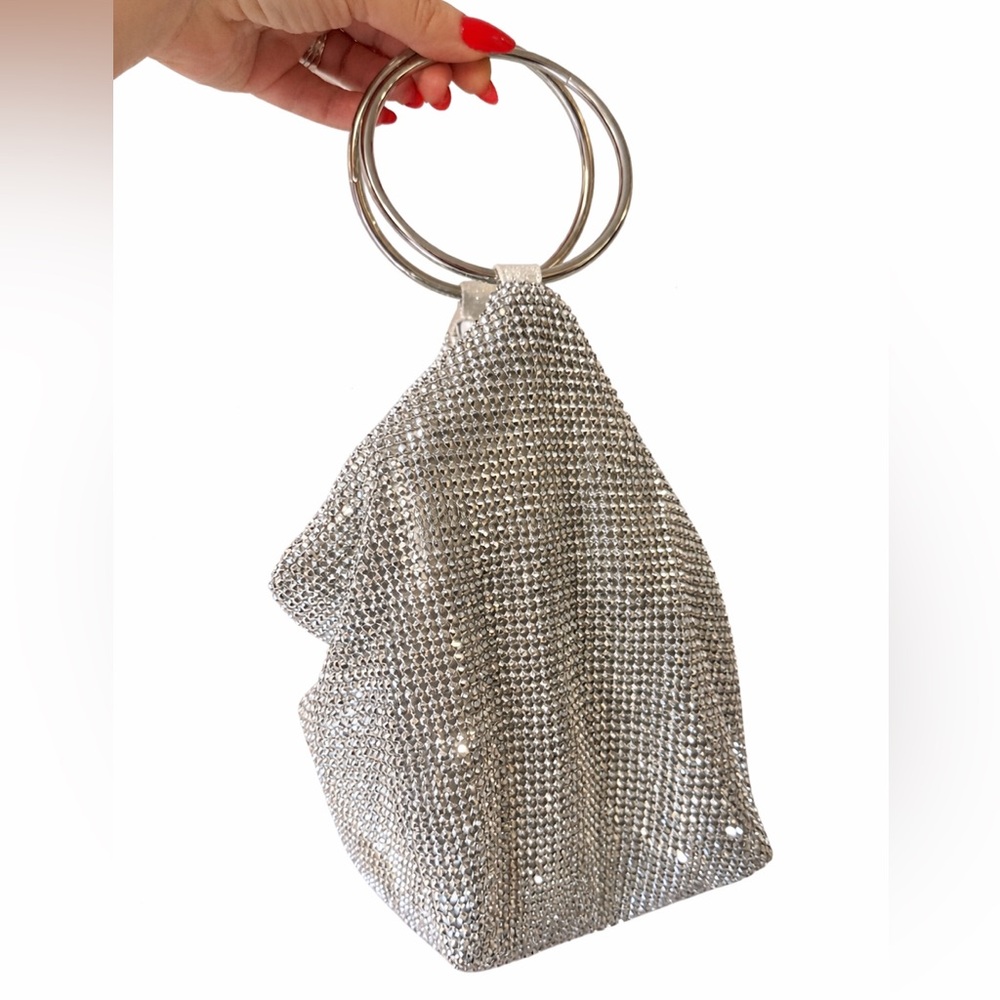 JESSICA MCCLINTOCK SEQUIN MESH PURSE - Picture 1 of 5
